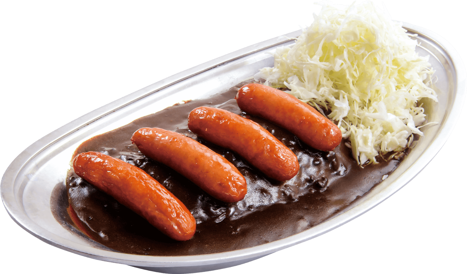 口の中で溢れる肉汁とルーの旨みが相性抜群!!ウィンナーカレー